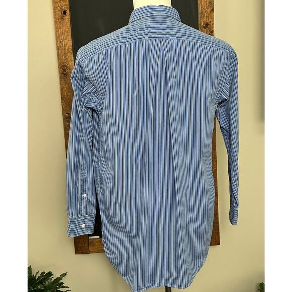 Vtg Polo Ralph Lauren Striped Button Down SIZE 6 French Front Preppy Academia - Picture 6 of 12